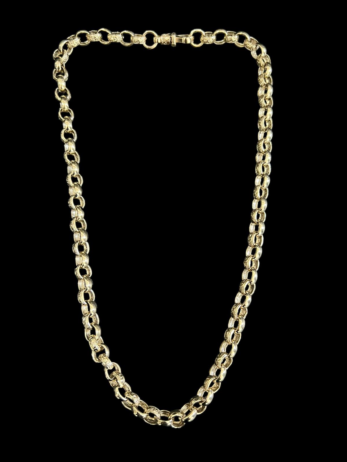 Patterned Belcher Chain | JK Precious Metals