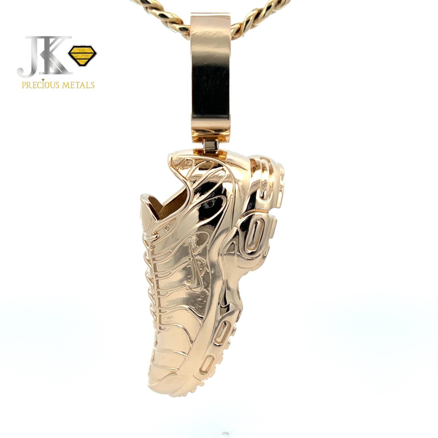 9ct Gold Large Nike Tn Trainer Pendant | JK Precious Metals