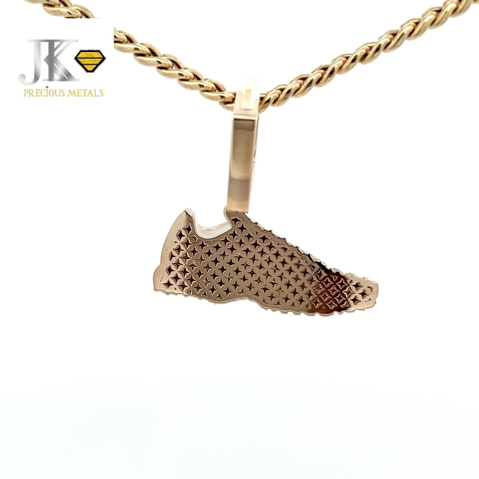 9ct Gold 1/2 Size Nike Tn Trainer Pendant 1.5