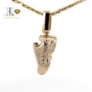 9ct Gold Stone Set Nike Air Max 95’s Trainer Pendant