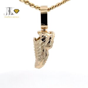 9ct Gold Stone Set Nike Tn Trainer Pendant