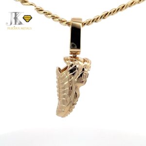 9ct Plain Gold Nike Tn Trainer Pendant
