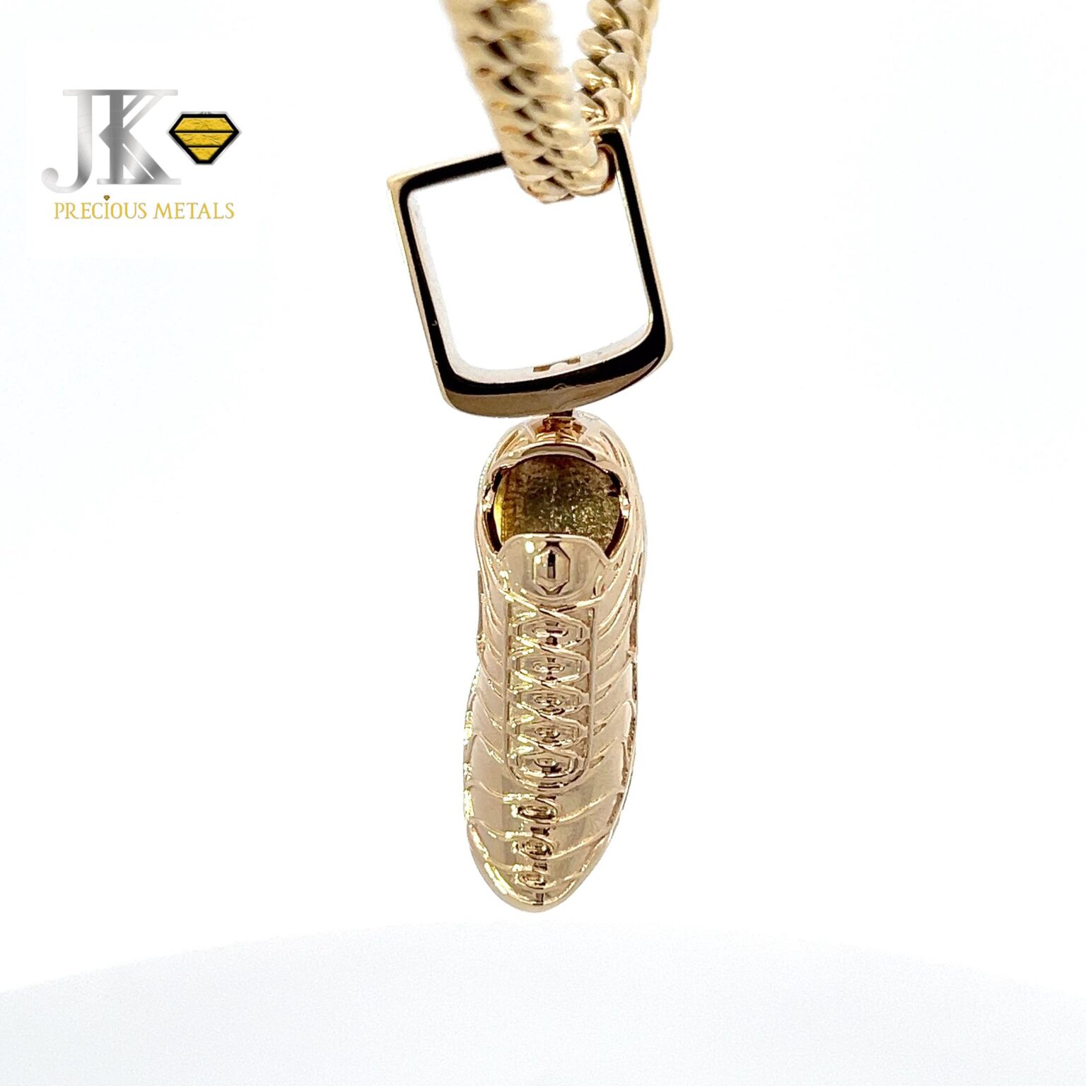 9ct Plain Gold Nike Tn Trainer Pendant | JK Precious Metals