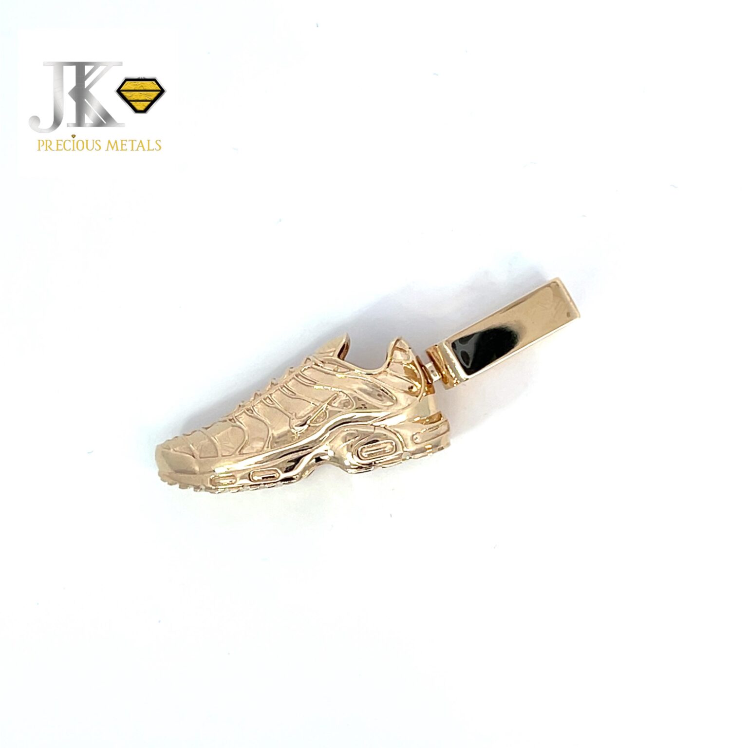 9ct Plain Gold Nike Tn Trainer Pendant | JK Precious Metals