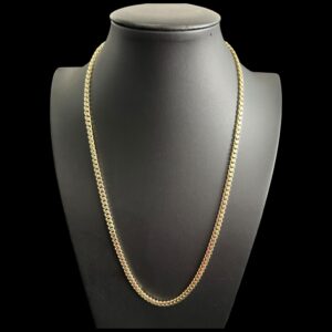 9ct Gold Micro Miami Cuban Chain 23.5" 5mm Lock Clasp