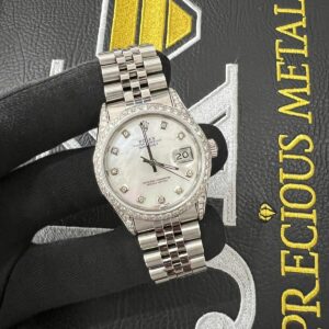 Diamond Set Rolex DATEJUST- Mother of Pearl Dial 36mm