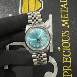 Rolex DATEJUST Turquoise Diamond Dot Dial 36mm