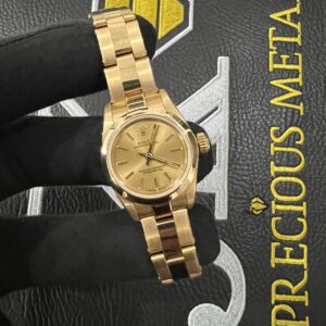 Gold Rolex DATEJUST Oyster Perpetual