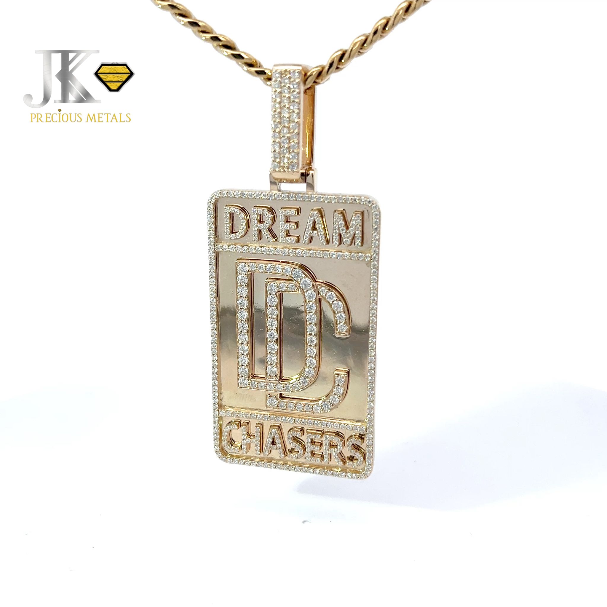 9ct Gold Stone Set “Dream Chasers” Pendant