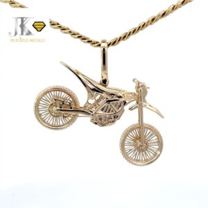 9ct Gold Surron Bike Pendant