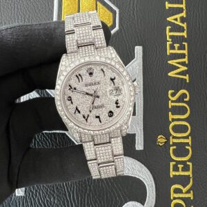 Custom Diamond Rolex DATEJUST - Oyster Bracelet 41mm