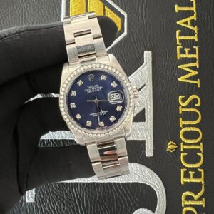 Rolex DATEJUST - Blue Diamond Dot Dial 36mm
