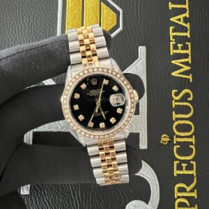 Rolex DATEJUST - Custom Diamond Set Bezel & Sleeves 36mm