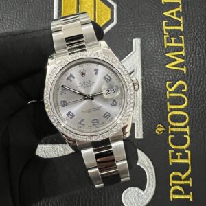 Diamond Set Rolex DATEJUST Two - Oyster Bracelet 41mm