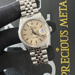 Silver Baton Dial Rolex DATEJUST 36mm