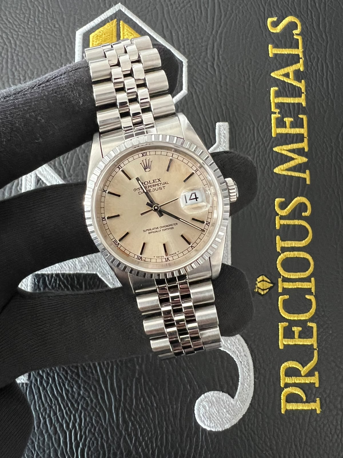 Silver Baton Dial Rolex DATEJUST 36mm