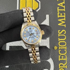 Sky Blue Diamond Dot Dial - DATEJUST Jubilee Bracelet 26mm