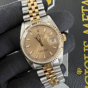 Champagne Gold Baton Dial - DATEJUST Jubilee Bracelet 36mm